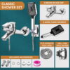 bath-shower-mixer-08 3 Way Bathtub Shower Faucet Set with Hand Shower
