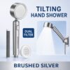 304 Stainless Steel High Pressure Handheld Shower Head