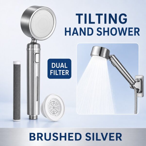 304 Stainless Steel High Pressure Handheld Shower Head
