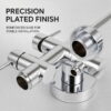 Freestanding Bathtub Faucet with Handheld Shower Floor Mount Tub Filler