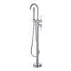Freestanding Bathtub Faucet with Handheld Shower Floor Mount Tub Filler