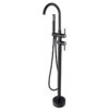 Freestanding Bathtub Faucet with Handheld Shower Floor Mount Tub Filler