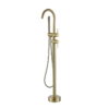 Freestanding Bathtub Faucet with Handheld Shower Floor Mount Tub Filler