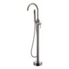 Freestanding Bathtub Faucet with Handheld Shower Floor Mount Tub Filler