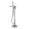 Freestanding Bathtub Faucet with Handheld Shower Floor Mount Tub Filler
