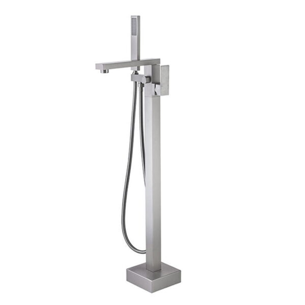 Freestanding Bathtub Faucet with Handheld Shower Floor Mount Tub Filler