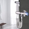 304 Stainless Steel Toilet Bidet Sprayer Set Wall-Mount High-Pressure Bathroom Spray Washer