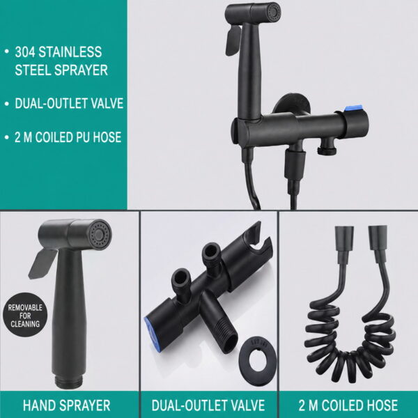 Freestanding Bathtub Faucet with Handheld Shower Floor Mount Tub Filler