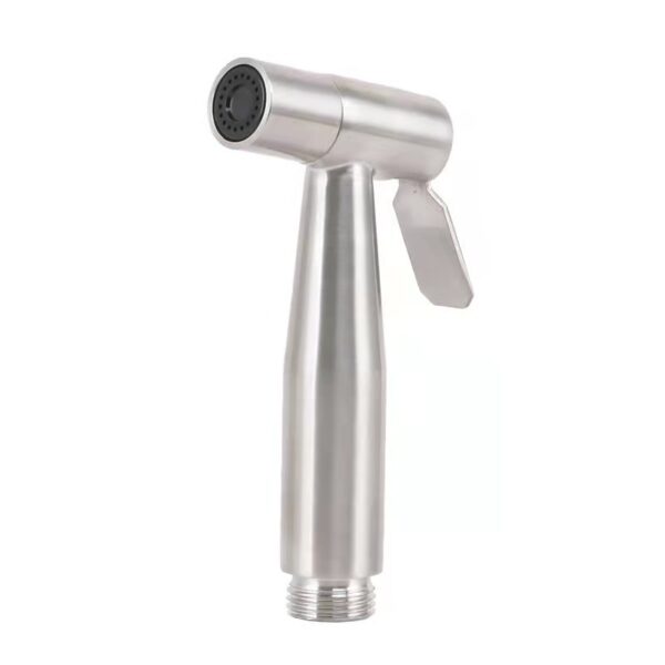 304 Stainless Steel Hand-held Pressure Boost Bidet Sprayer Nozzle Toilet Sprayer Gun Only