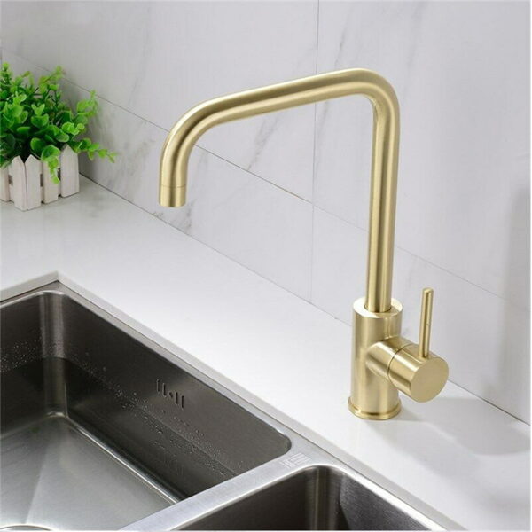 304 Stainless Steel Kitchen Mixer Faucet for Hot and Cold Water