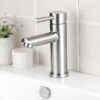 main 304 Stainless Steel Basin Faucet for Hot and Cold Water