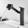 Solid Brass Single Handle Basin Faucet with Optional Side Outlet
