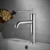 Solid Brass Single Handle Basin Faucet