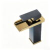 Stainless Steel Waterfall Basin Faucet with Wide Spout