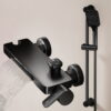 Space Aluminum Waterfall Bathtub Faucet with Pressure Boost Shower Set