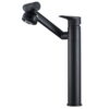 Solid Brass Single Handle Basin Faucet with Optional Side Outlet