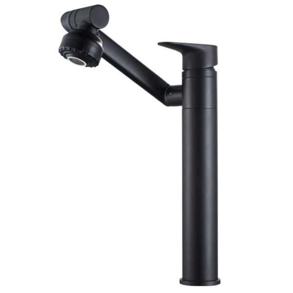 Solid Brass Single Handle Basin Faucet with Optional Side Outlet