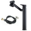 Solid Brass Single Handle Basin Faucet with Optional Side Outlet