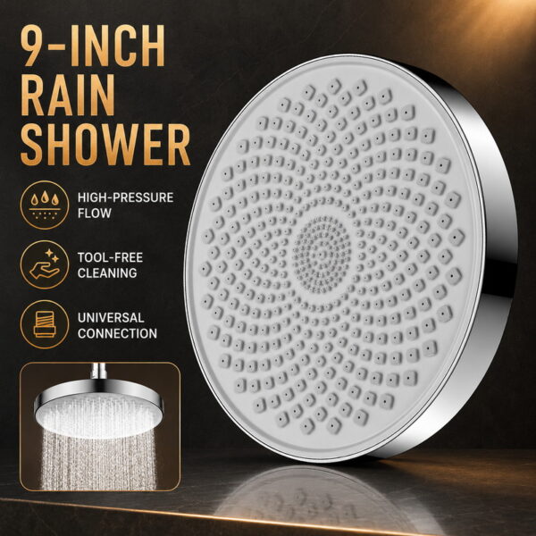 ABS High Pressure Rainfall Shower Head