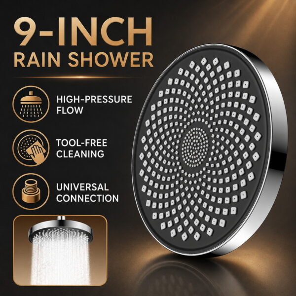 ABS High Pressure Rainfall Shower Head