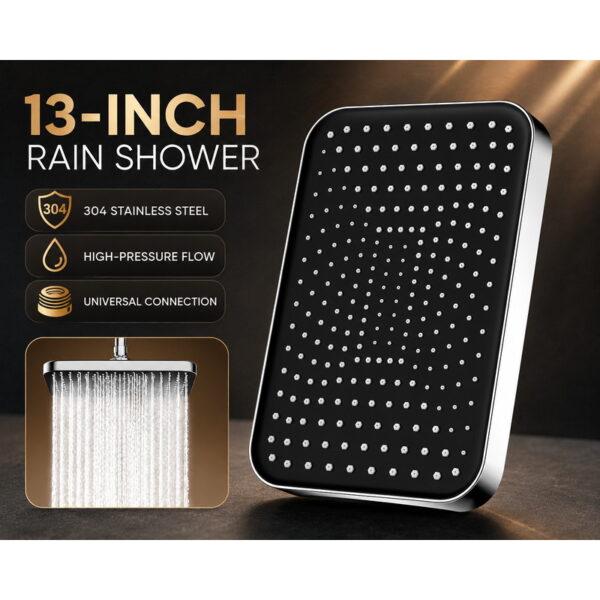 ABS High Pressure Rainfall Shower Head