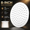 ABS High Pressure Rainfall Shower Head
