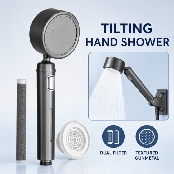 304 Stainless Steel High Pressure Handheld Shower Head