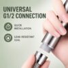 304 Stainless Steel Handheld Shower Head Series