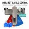 Solid Brass Bathtub Shower Faucet Set with Hand Shower