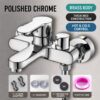 Solid Brass Bathtub Shower Faucet Set with Hand Shower