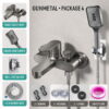Solid Brass Bathtub Shower Faucet Set with Hand Shower