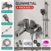 Solid Brass Bathtub Shower Faucet Set with Hand Shower
