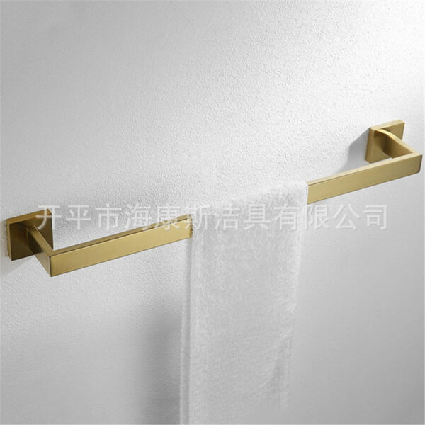 304 Stainless Steel Brushed Gold Bathroom Accessories Set