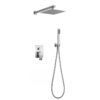 Solid Brass Concealed Shower System In-Wall Push Button Rainfall Shower Set Luxury