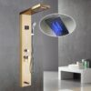 304 Stainless Steel Smart Thermostatic LED Shower Panel