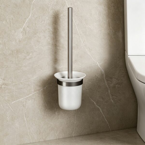 Space Aluminum Double-Folding Wall Mounted Towel Rack
