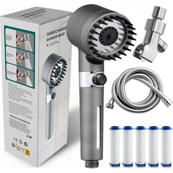 High-pressure Filter Handheld Shower Head 4in1 Massage Shower Sprayer