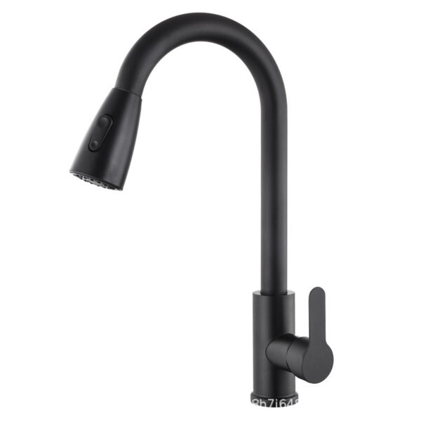 Stainless Steel Dual Mode Pull Out Kitchen Faucet