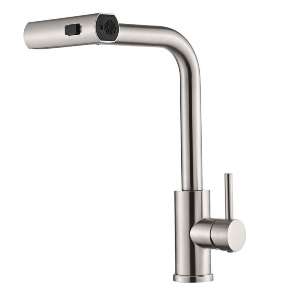 304 Stainless Steel Pull Out Waterfall Kitchen Faucet