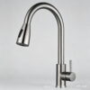 Stainless Steel Dual Mode Pull Out Kitchen Faucet